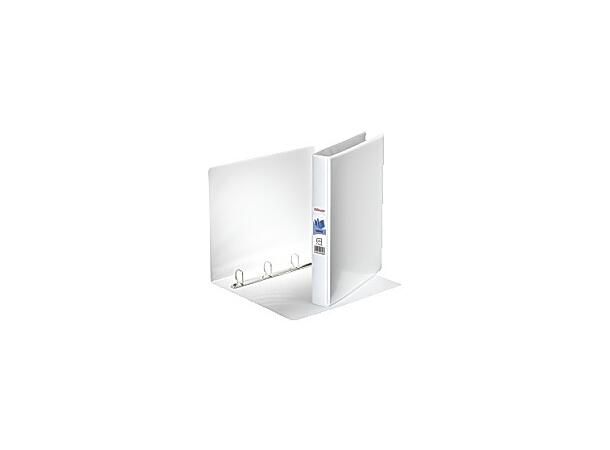 Innstikkperm A4 30mm 4R hvit 